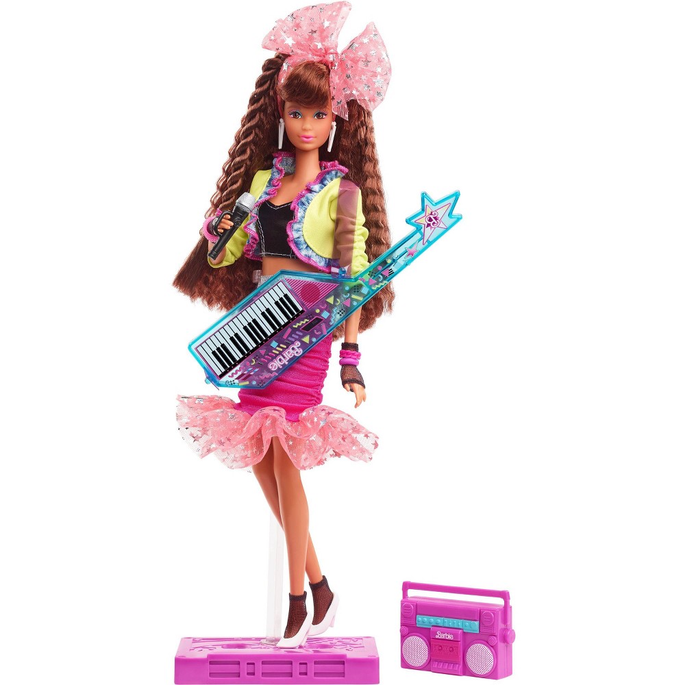 Barbie Rewind 80S Edition Dolls  Night Out Doll-Themed Doll  11.5-In Brunette