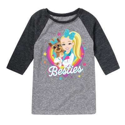 JoJo Siwa Besties  - Athletic Heather/Heather Black - 5T