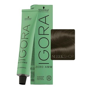 Schwarzkopf Professional Igora Zero AMM Ammonia-Free Permanent Color Creme - Hair Dye Haircolor - 1 of 3
