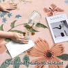 Floral rug (2'x6') for hallway, kitchen rug, ultra-thin soft, non-slip, washable, stain-resistant, bohemian style velvet rug - 4 of 4