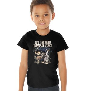 Where The Wild Things Are Wild Rumpus Kids T Shirt For Toddlers, Black - 1 of 4