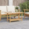 vidaXL Coffee Table Natural Bamboo Bamboo 35.4 x 19.7 x 17.7 in - 2 of 4