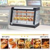 Commercial Food Warmer, Food Warmer Display – 3 Tiers Pizza Warmer with 3D Heating, 3-Color Lighting, Temp Control & Sliding Glass Door for Buffet - 2 of 4