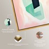 Art Remedy Jade with Magnets Contemporary Shapes Abstract Wall Art Framed - 4 of 4