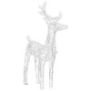 vidaXL Christmas Reindeers 4 pcs Warm White 160 LEDs Acrylic - 4 of 4