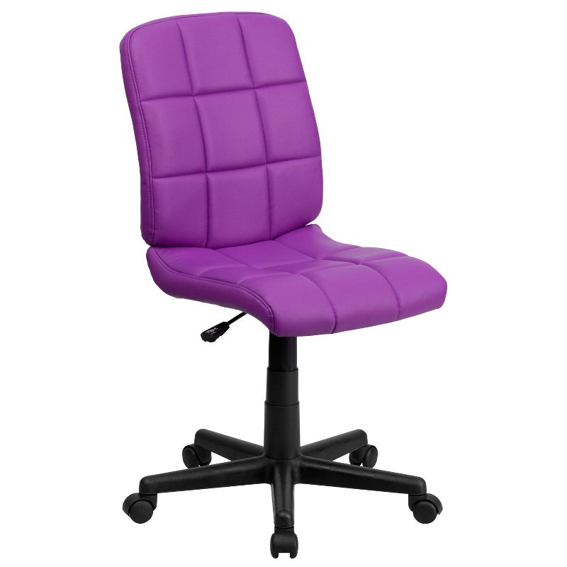 Emma and Oliver Mid-Back Quilted Vinyl Swivel Task Office Chair, 1 of 11