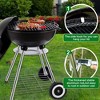 SUGIFT 18" Kettle Charcoal Grill - 3 of 4