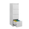 ACEPANO 52.36 in. H 4-Drawer Metal Lateral File Cabinet with Locks for Home & Office-White - 4 of 4