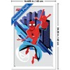 Trends International Marvel Spider-Man: Geometic Hero - Web-Slinger Framed Wall Poster Prints - 3 of 4
