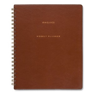 Signature Collection Academic Weekly/Monthly Planners, 11.5 x 8, Distressed Brown Cover, 13-Month: July 2025 to July 2026 - 1 of 4