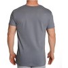 Fruit Of The Loom 4Pk Men's Stay Tucked V-Neck Cotton T-Shirt Cotton No Tag Black/Grey Combo - 3 of 4