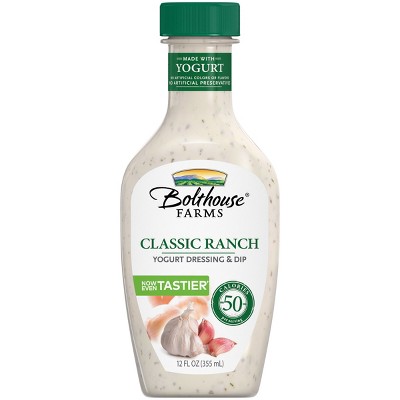 Bolthouse Farms Classic Ranch Yogurt Dressing & Dip - 12 Fl Oz : Target