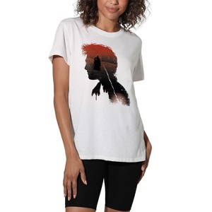 Harry Potter Harry Potter Outline Wvoldemort Women's Loose T-Shirt - 1 of 4