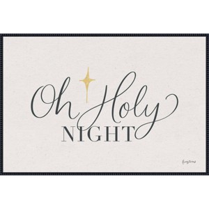 Amanti Art 41"x28" Oh Holy Night by Becky Thorns Framed Canvas Wall Art Print - 1 of 4