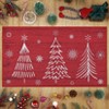 Christmas Floor Mats Kitchen Mat Indoor Christmas Printed Area Rugs for Living Room Bedroom Foldable Low Pile Non Slip Carpet - 4 of 4