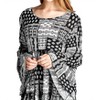 Women's Multi-Pattern Bell Sleeve Dress - Velzera - 4 of 4