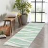 Machine Washable Area Rug Modern Non Slip Rug Foldable Stain Resistant Low Pile Wave Distressed Design Indoor Carpet for Bedroom Office Nursery - 3 of 4