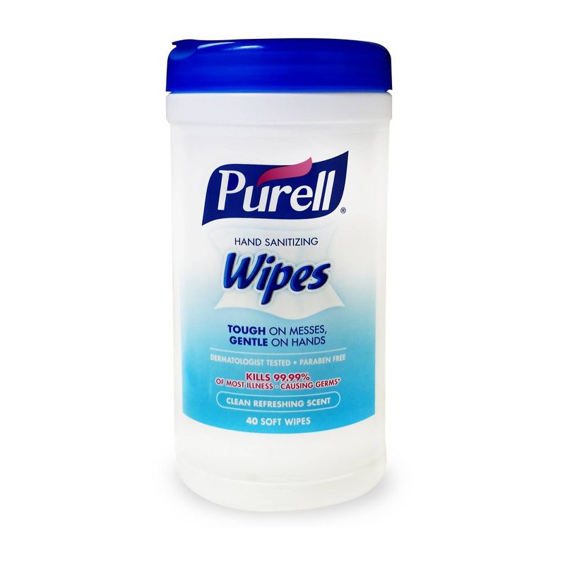 Purell Canister Wipes Refreshing Hand Sanitizer - Fresh Scent - 40ct, 1 of 6