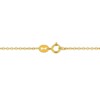 EVERLY JEWELRY  |   Yellow Plated Sterling Silver 1/5 CT TGW Created Ruby Necklace With Chain - 2 of 4