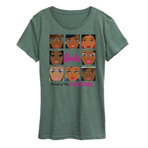 Women's - Barbie - Proud Of My History Short Sleeve Graphic T-Shirt - 1 of 4