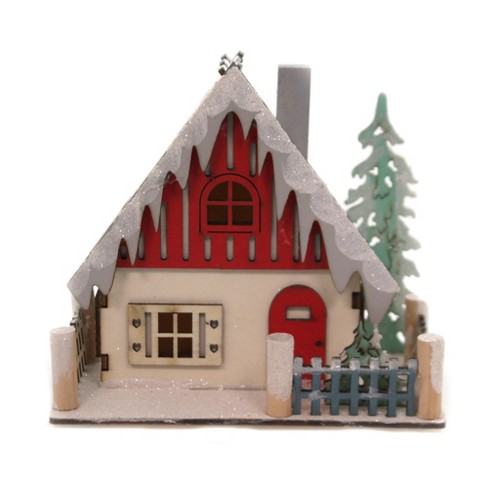 Holiday Ornaments 5 0 Swiss Chalet Winter Resort Home Target