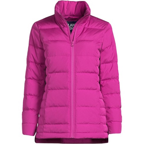 Lands end puffer hot sale jacket women's