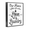 Stupell Industries Endless Love & Laundry Black Framed Giclee Art - 3 of 4