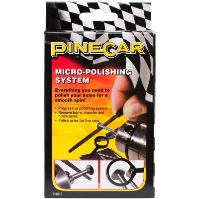 Pine Car Derby Micro-Polishing System