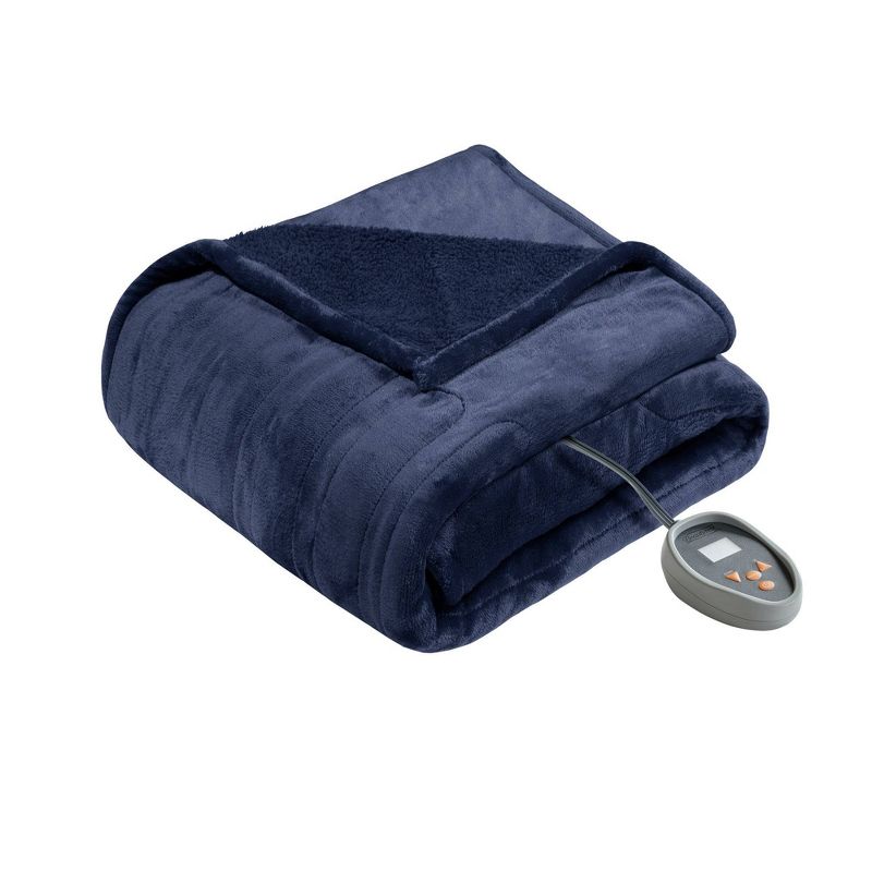 Microlight to Berber Electric Heated Bed Blanket, 1 of 10