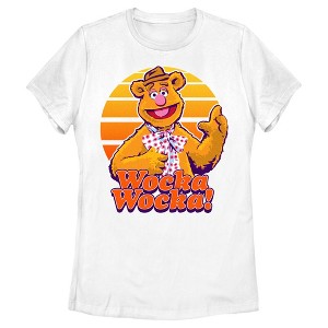 Women's The Muppets Fozzie Retro Bear T-Shirt - 1 of 4