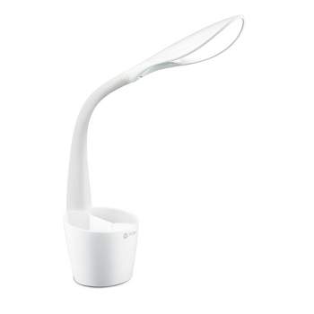 Led Power Up Desk Lamp Wireless Charging (includes Led Light Bulb) White -  Ottlite : Target