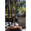 16.5" Rain Chain Polished Copper Basin - Good Directions - 4 of 4