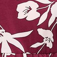wine red white floral
