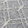Hauteloom Diah Black Textured Trellis Rug - 4 of 4