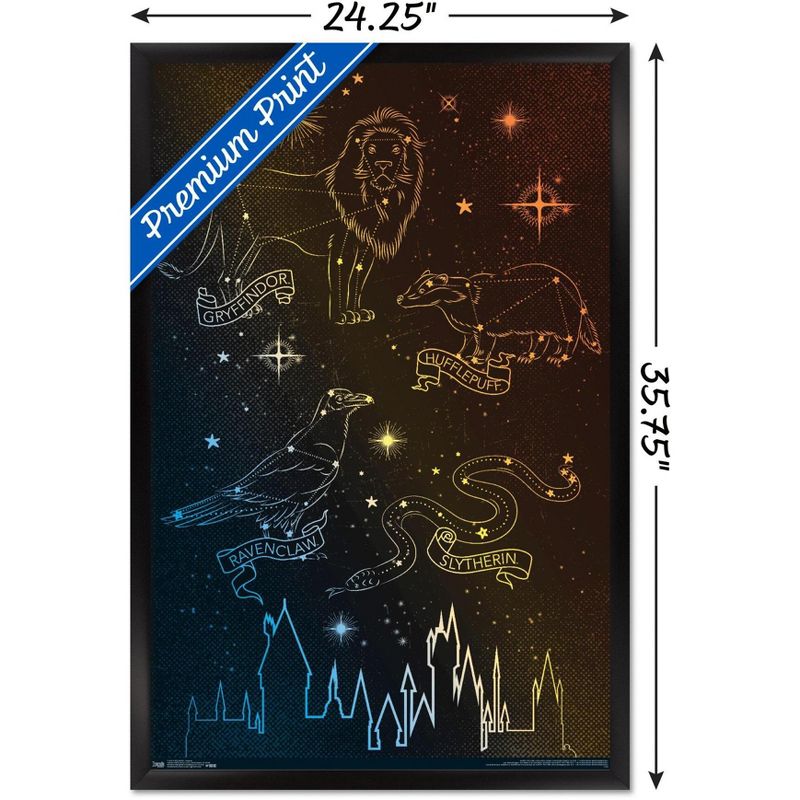 Trends International The Wizarding World: Harry Potter - Houses in the Stars Framed Wall Poster Prints, 3 of 7