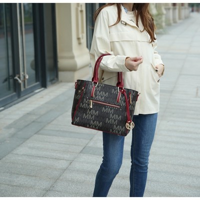 MKF Collection Siena Women's M Signature Handbag by Mia K- Brown — фото 3