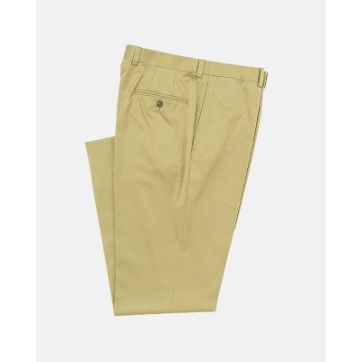 Lomsoe khaki drill cloth trousers classic fit
