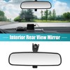 Unique Bargains Rear View Mirror Car Interior Black No.963212DR0A for Nissan Altima 1993-2022 for Nissan Rogue Sentra - 3 of 4