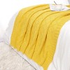 PiccoCasa 100% Cotton Knit Throw Blanket Soft Lightweight Decorative Knitted Blankets - image 4 of 4