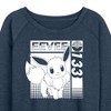 Women's - Pokémon - Eevee 133 Lightweight French Terry Wide Neck Long Sleeve Shirt - 2 of 4