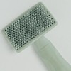 Dexypaws: Soft Slicker Pet Brush - Sage Green, Dog & Cat Grooming Tool - 3 of 4