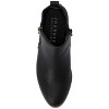 Journee Collection Womens Rebel Outside Zip Stacked Heel Booties - 4 of 4