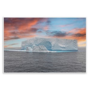 Stupell Industries Sunset over Frozen Iceberg Wall Plaque Art - 1 of 4