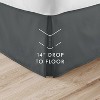 Premium Pleated Dust Ruffle Bed Skirt - Easy Fit - Becky Cameron - 3 of 4