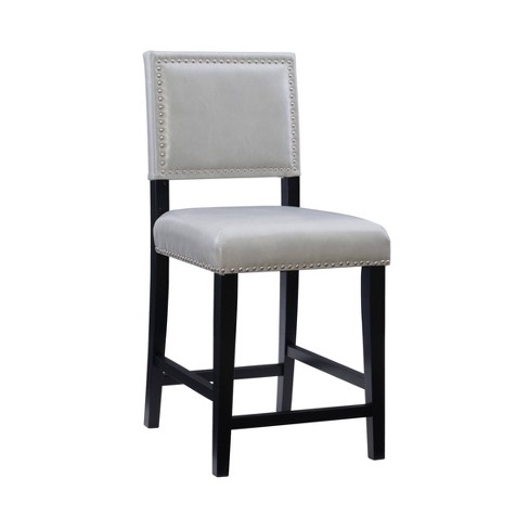 Nailhead counter height discount stools