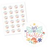 Big Dot of Happiness Let's Be Fairies - Fairy Garden Birthday Party Circle Sticker Labels - 24 Count - 2 of 4