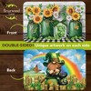 Briarwood Lane Spring St. Patrick's Day Placemat (4-pack) 17x11.25 Lucky Irish Gnome For St. Patrick's Day Placemat - 2 of 4