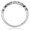 Pompeii3 1/6cttw Diamond Wedding Ring Guard Engagement Anniversary Band 14k White Gold - 2 of 4