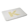 Deny Designs April Lane Art Block Monogram Memory Foam Bath Mat - 2 of 4