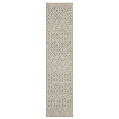 Oriental Weavers Tortuga TR04A Tan/Black Indoor/Outdoor Area Rug - 1'10" x 7'6"
